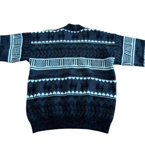 Vintage Tejidos Ruminahui Wool Cardigan Sweater - Picture 2 of 6